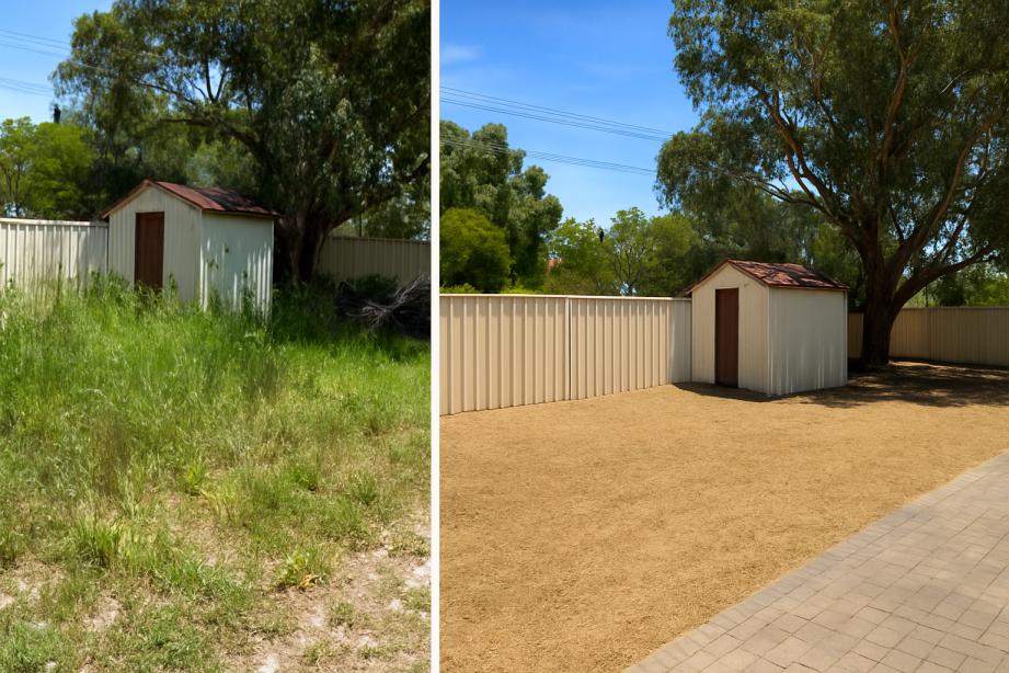 Affordable gardeners Mandurah transform overgrown backyard
