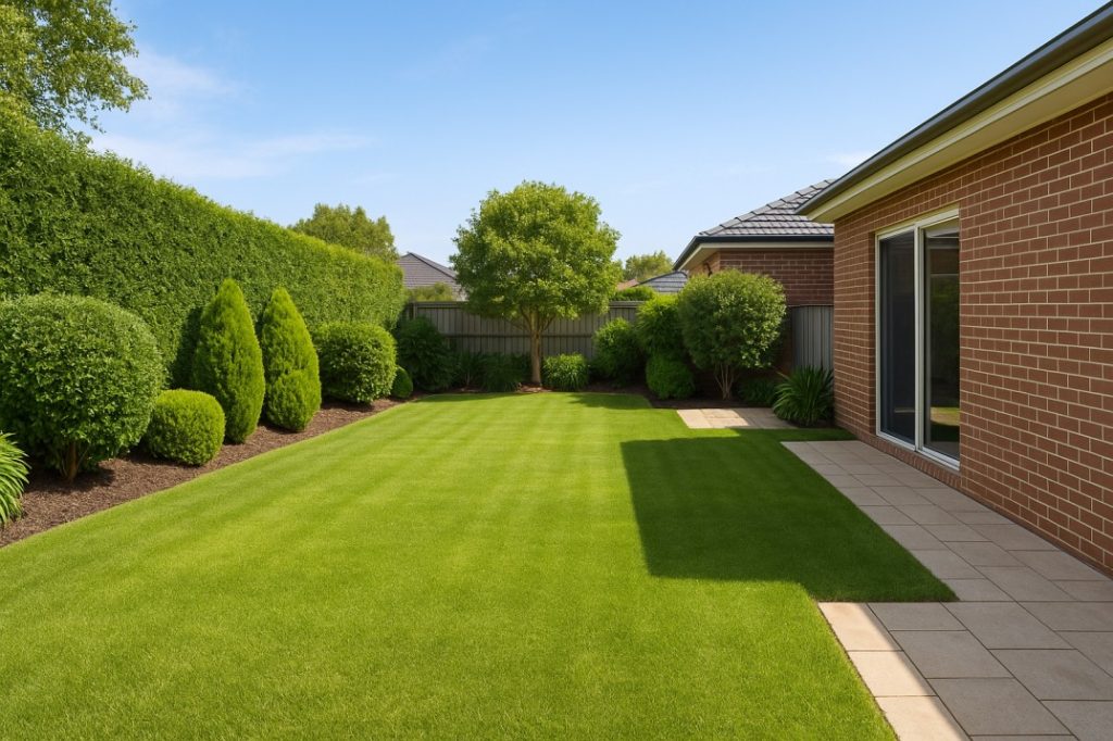 Neat garden after bond back gardening service in Australia